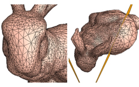 View-dependent refinement of progressive meshes