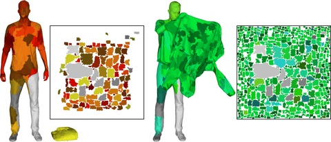 Spatiotemporal atlas parameterization for evolving meshes